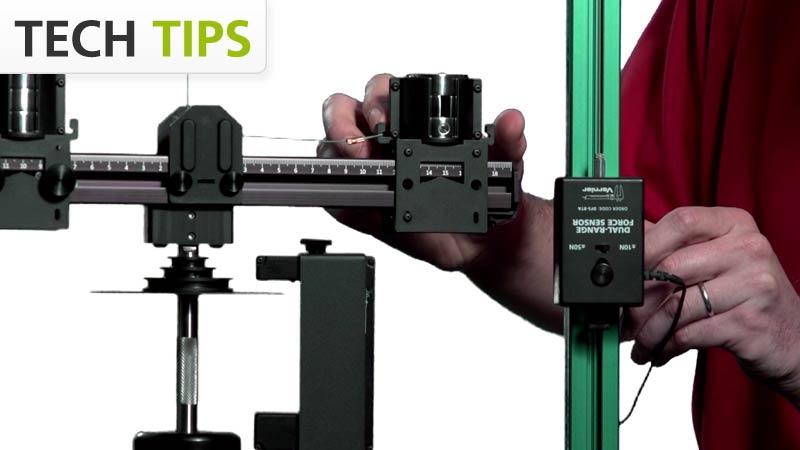 Centripetal Force Apparatus Tech Tips