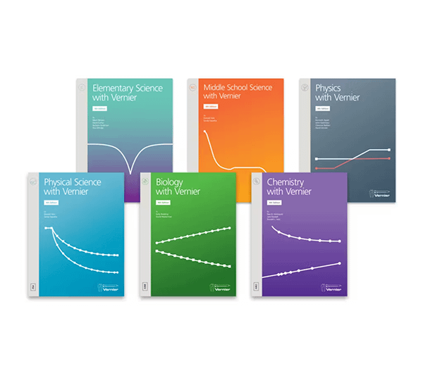 A collection of Vernier lab books