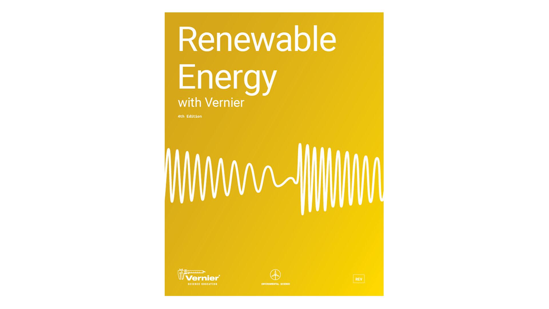 Renewable Energy with Vernier lab book cover
