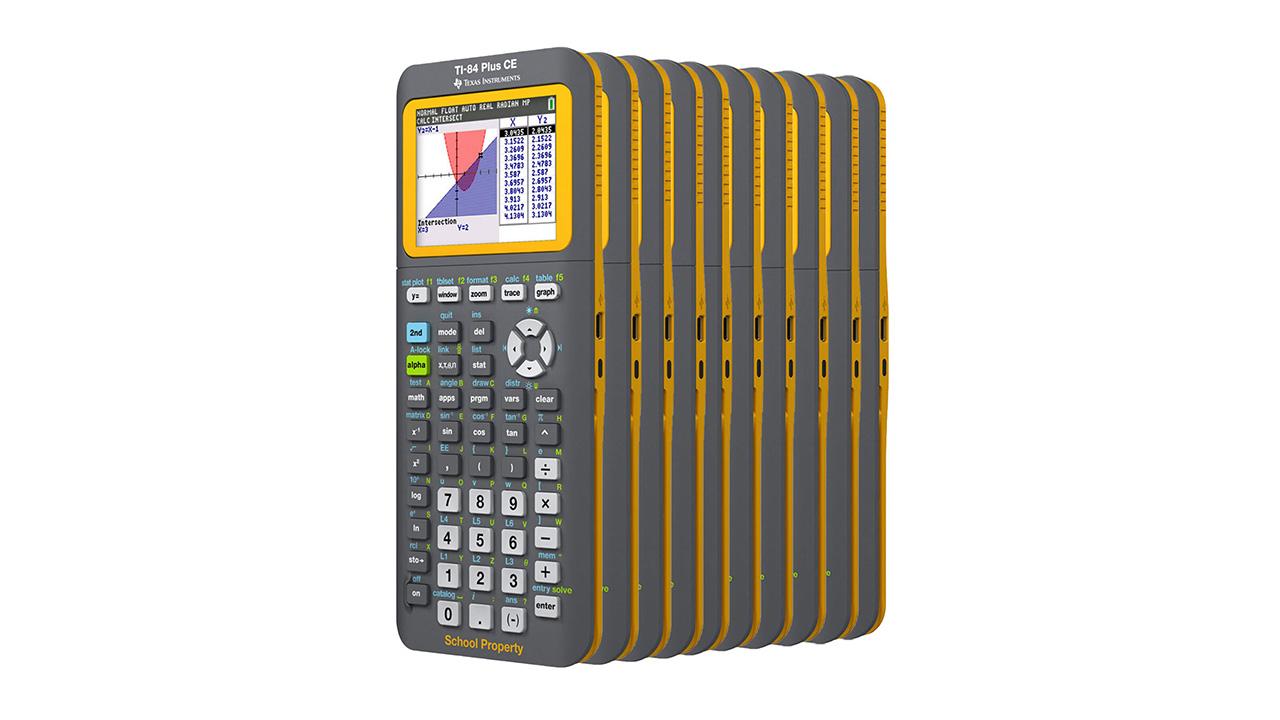 10-Pack of TI-84 Plus CE Calculators