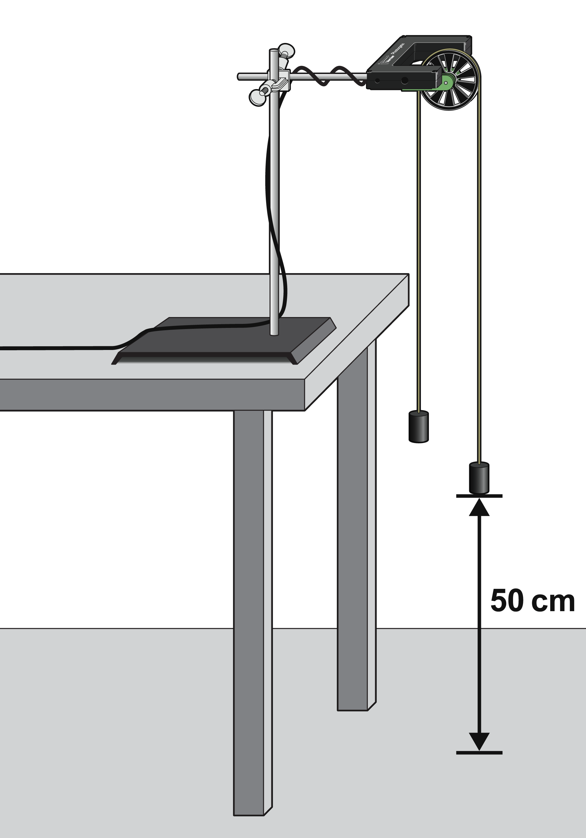 Atwood's Machine > Experiment 10 from Physics with Vernier