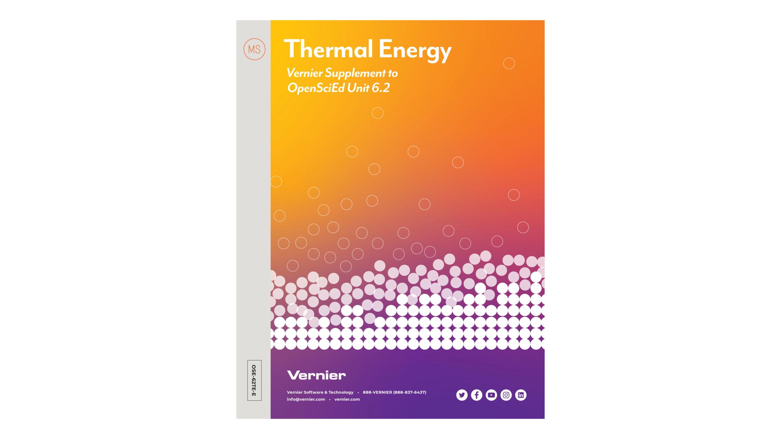 Thermal Energy: Vernier Supplement to OpenSciEd Unit 6.2