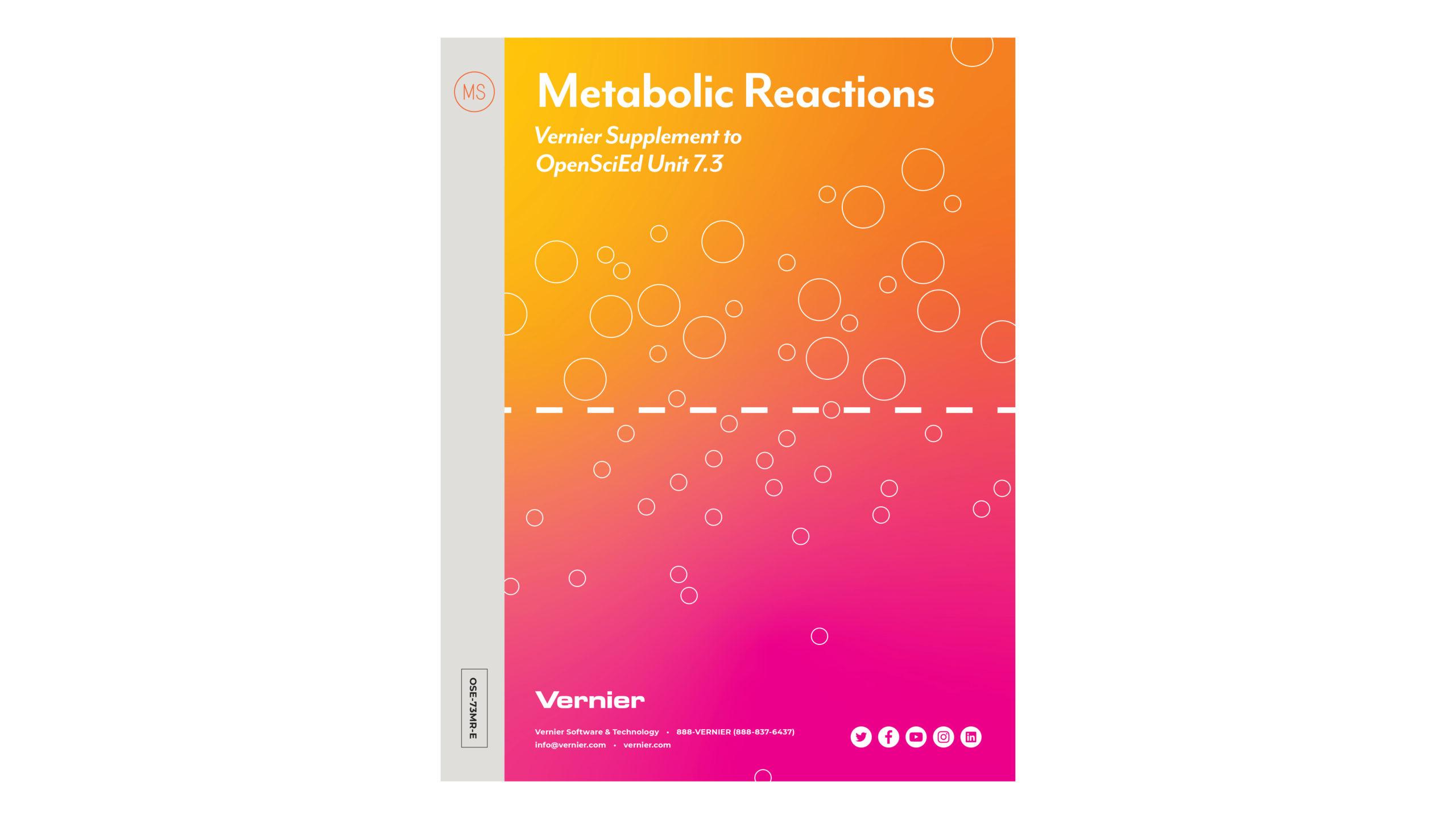 Metabolic Reactions: Vernier Supplement to OpenSciEd Unit 7.3