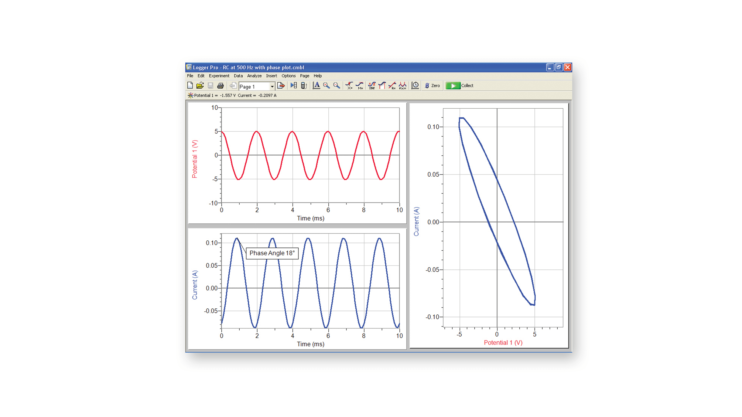 Study driven harmonic oscillation with the Vernier Power Amplifier
