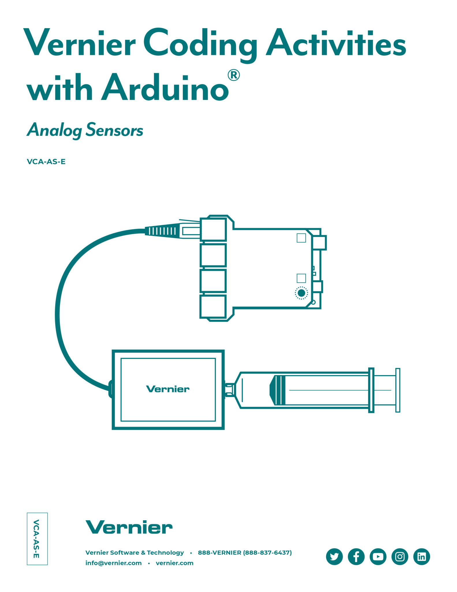 Arduino Variable Analog Sensor Vernier Coding with Arduino®—Analog Sensor Package - Vernier