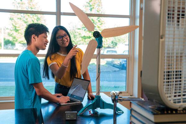 Students use Go Direct Energy and KidWind Advanced Wind Turbine Kit