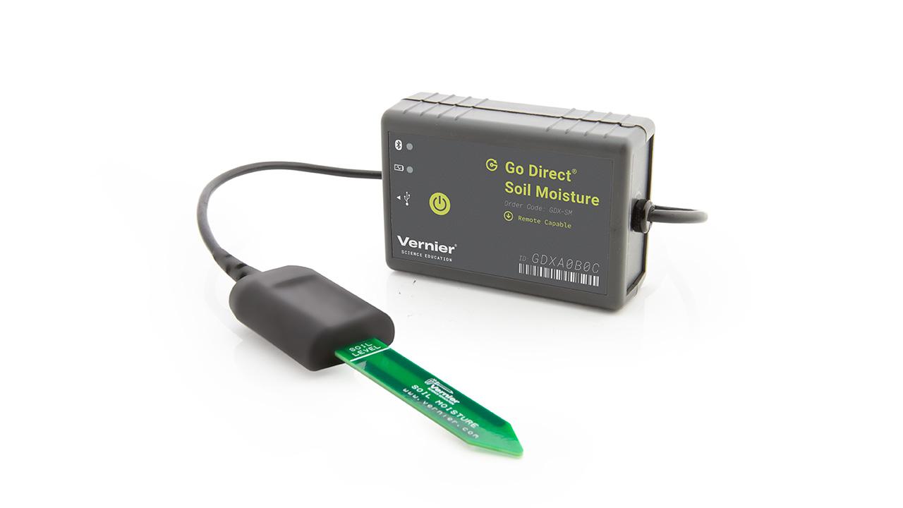 Go Direct Soil Moisture, with Remote Logging capabilities.
