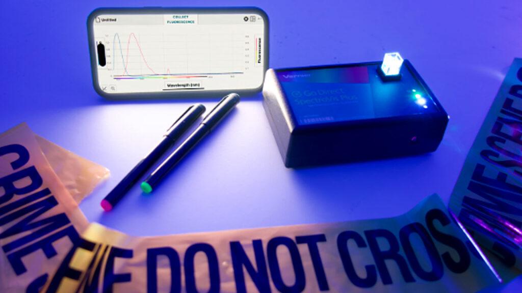 Turn your classroom into a forensic lab with Go Direct SpectroVis® Plus and Vernier Spectral Analysis®