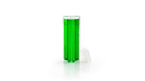 Plastic cuvette with 4 clear sides to use with the for use with Go Direct® Turbidity and Go Direct SpectroVis® Plus.