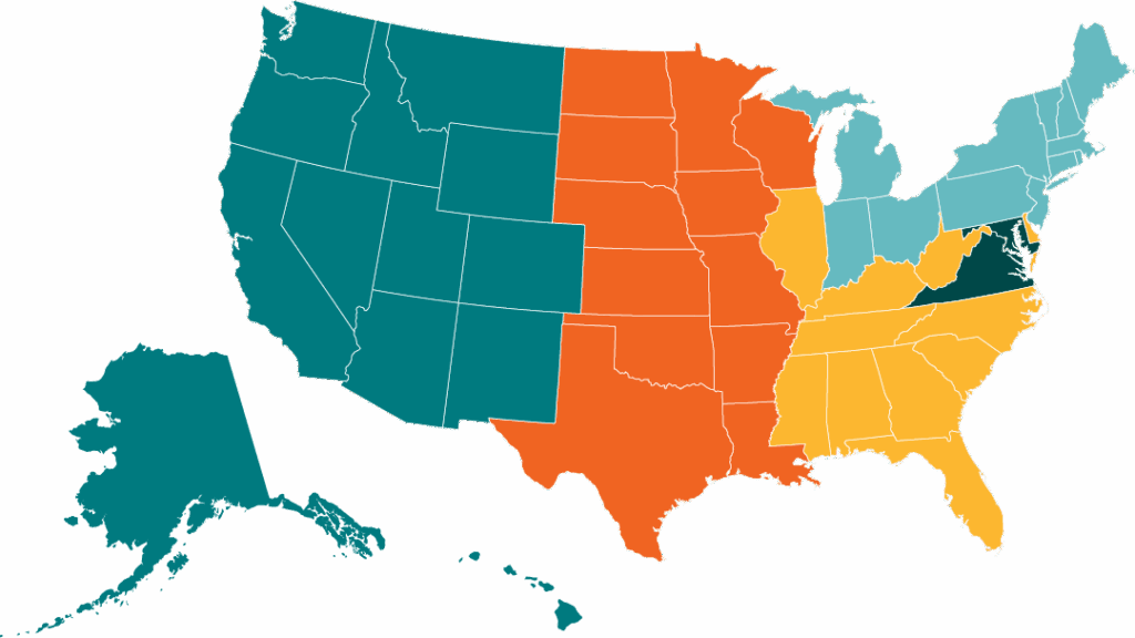 Vernier Science Education relationship manager map