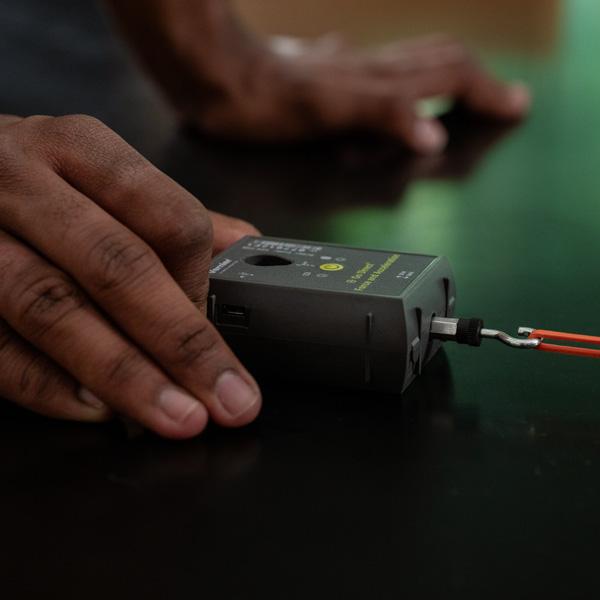 Student dragging Go Direct Force and Acceleration across a surface