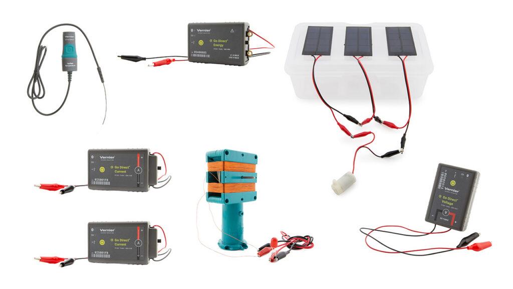 The Vernier Energy & Natural Resources Solution includes all required sensors, software, and accessories needed to implement the bundled actvities.