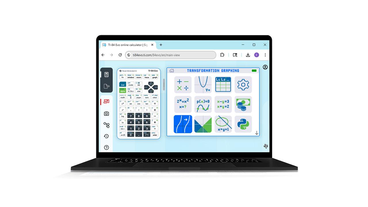 TI-84 Evo Online Calculator