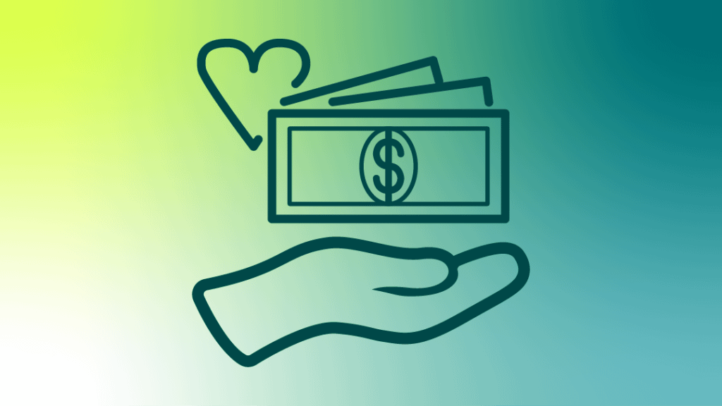 illustration representing in-kind donations